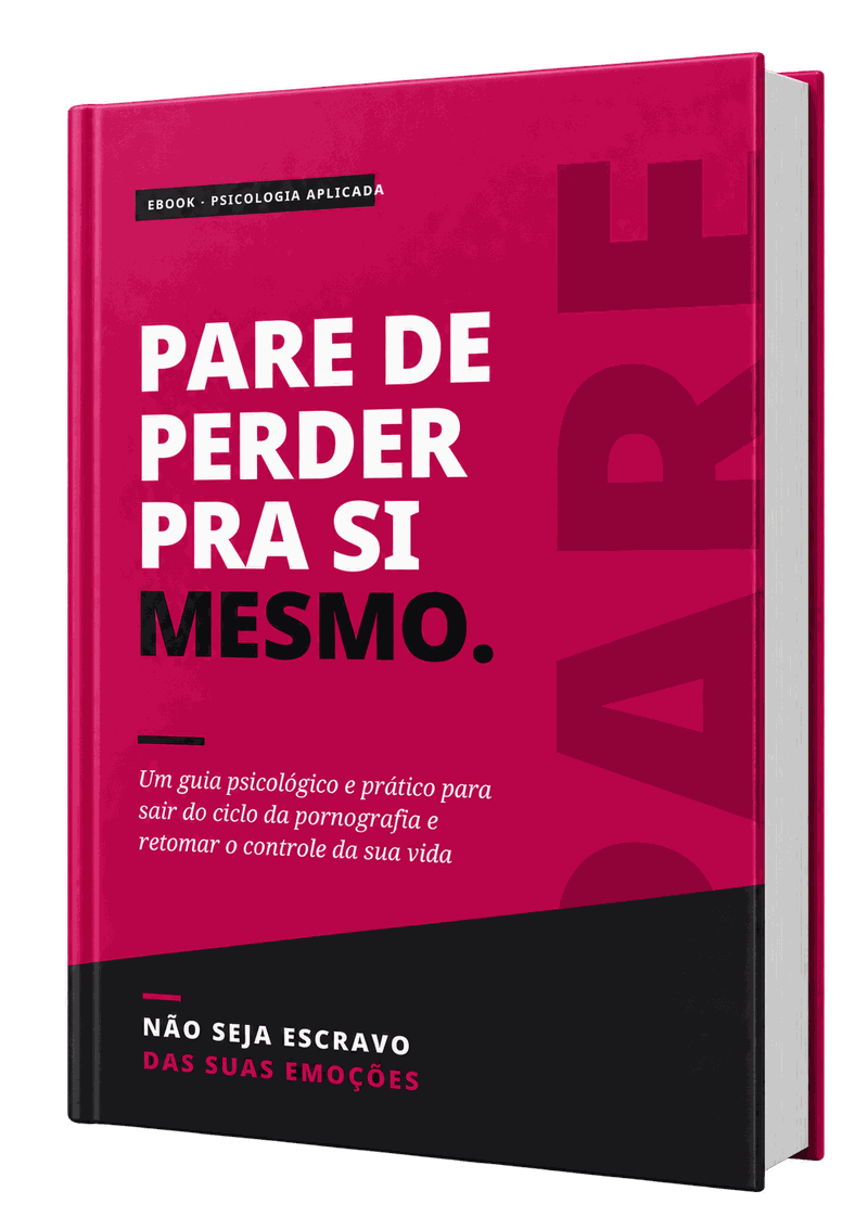 Mockup do ebook Pare de Perder Pra Si Mesmo